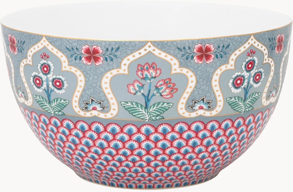 Taças de porcelana Flower Festival, conjunto de 2