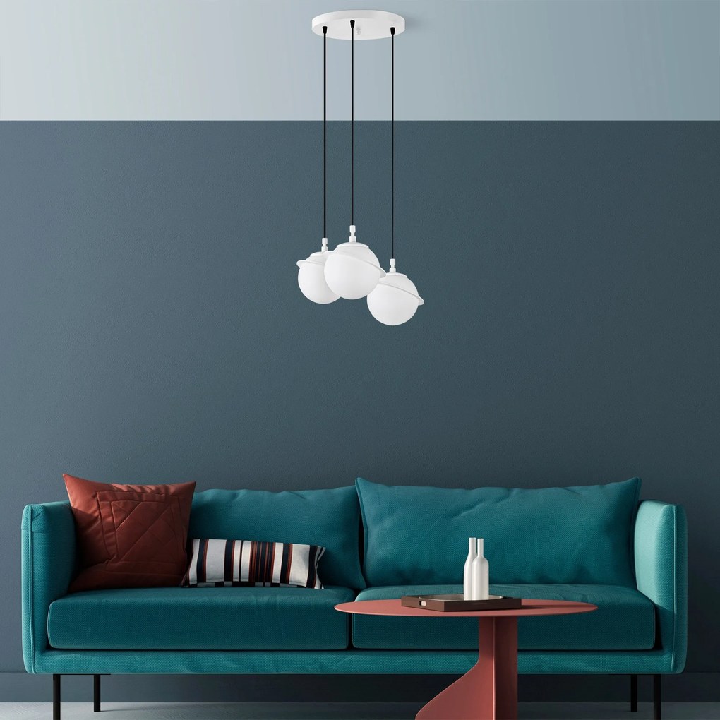 Candeeiro de Teto Hug – Branco – 36 cm x 167 cm