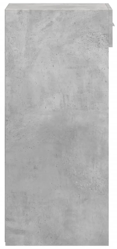 Aparador 45x42,5x93 cm derivados de madeira cinzento cimento