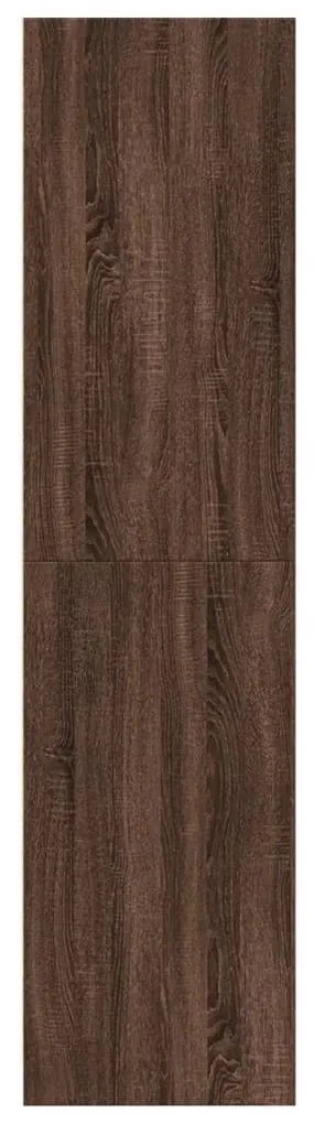 Roupeiro 50x50x200 cm derivados de madeira carvalho castanho