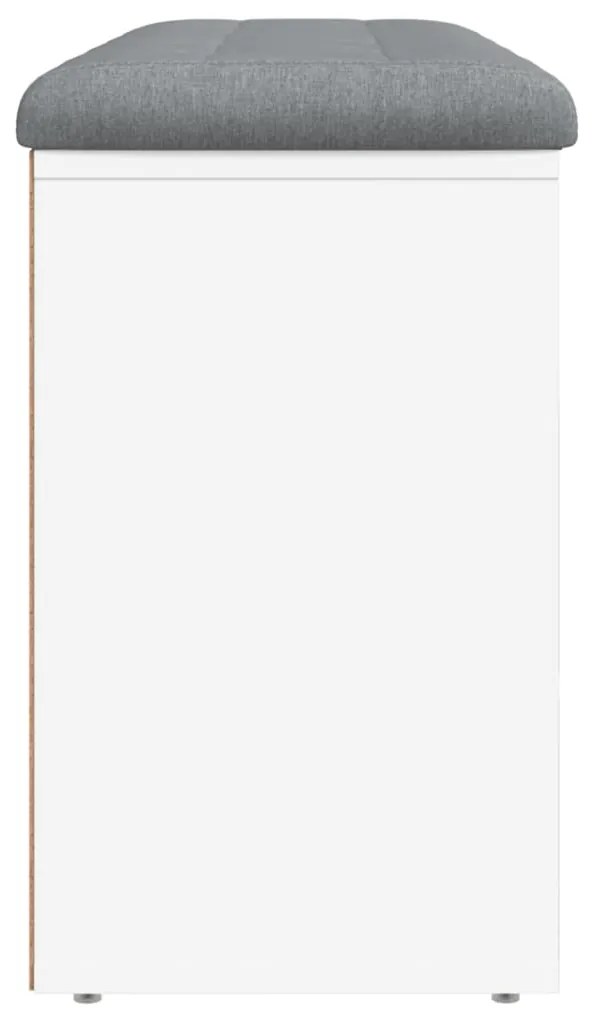 Banco sapateira 102x32x50 cm derivados de madeira branco