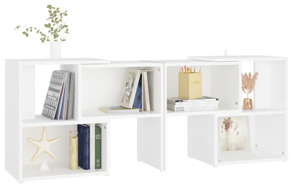 Móvel de TV 104x30x52 cm derivados de madeira branco