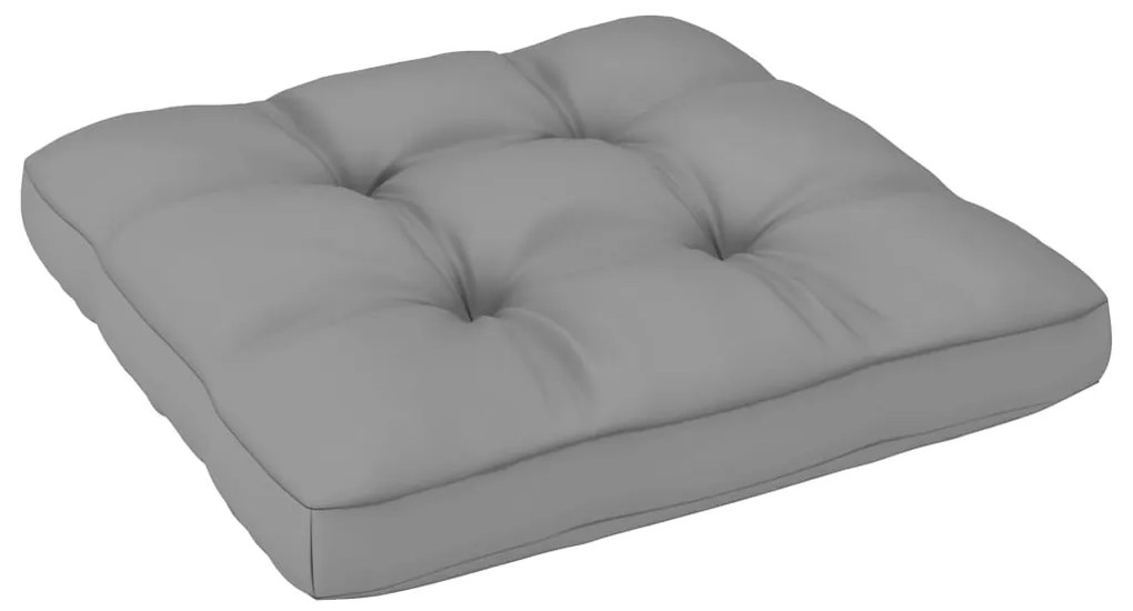 2 pcs conjunto lounge de jardim com almofadões pinho maciço