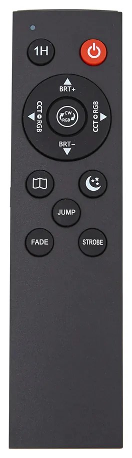 Candeeiro de pé moderno preto com LED regulável RGB com controlo remoto - Sjors