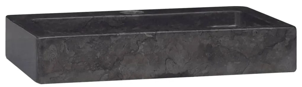 Lavatório 38x24x6,5 cm mármore preto