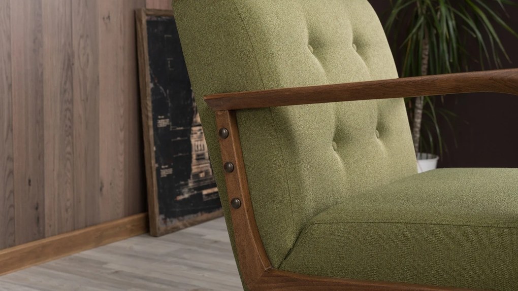 Cadeira Wing Kemer – Verde – 69x80x83 cm