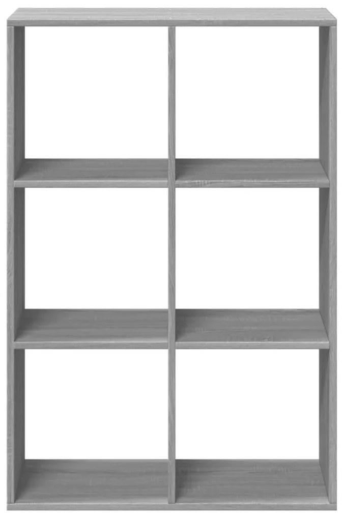 Estante divisória 69,5x29x103,5 cm deriv. madeira cinza sonoma