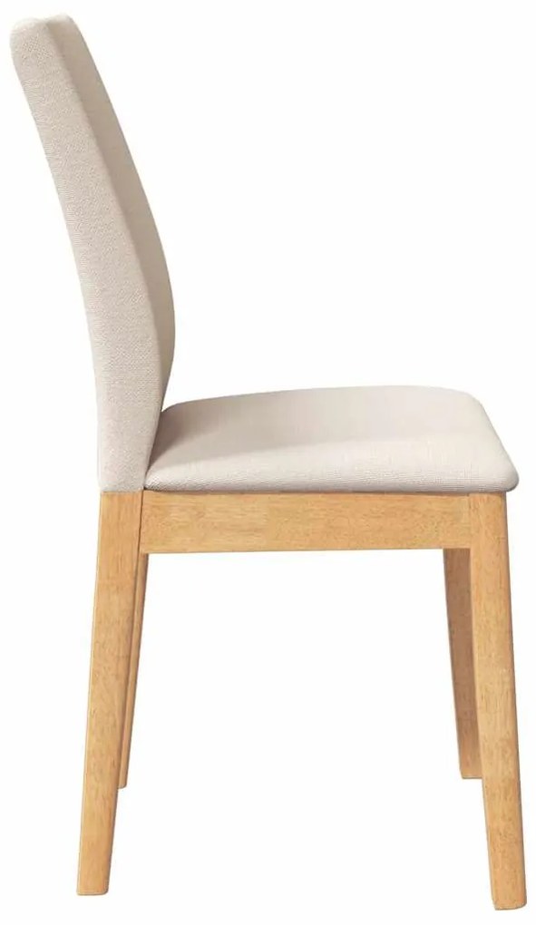 Cadeiras de jantar com almofadões 2 pcs madeira maciça