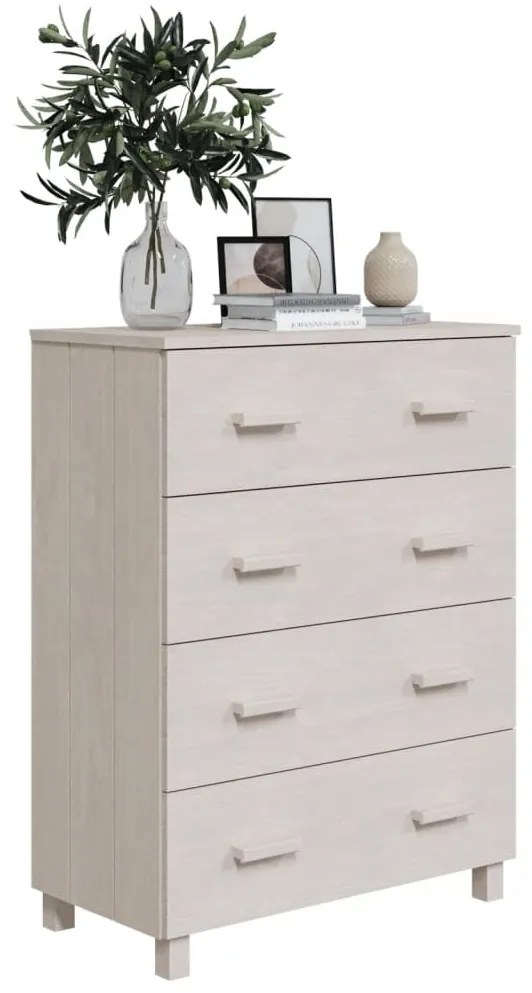 Aparador HAMAR 79x40x103,5 cm pinho maciço branco