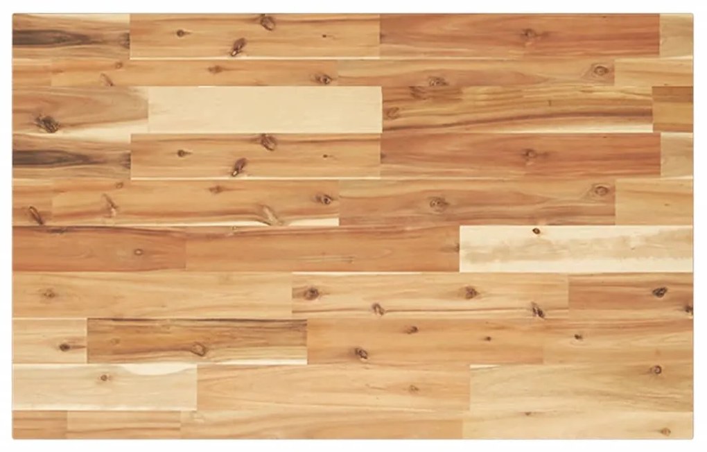 vidaXL Tampo p/ móvel de WC 80x50x2 cm acácia maciça acabamento a óleo