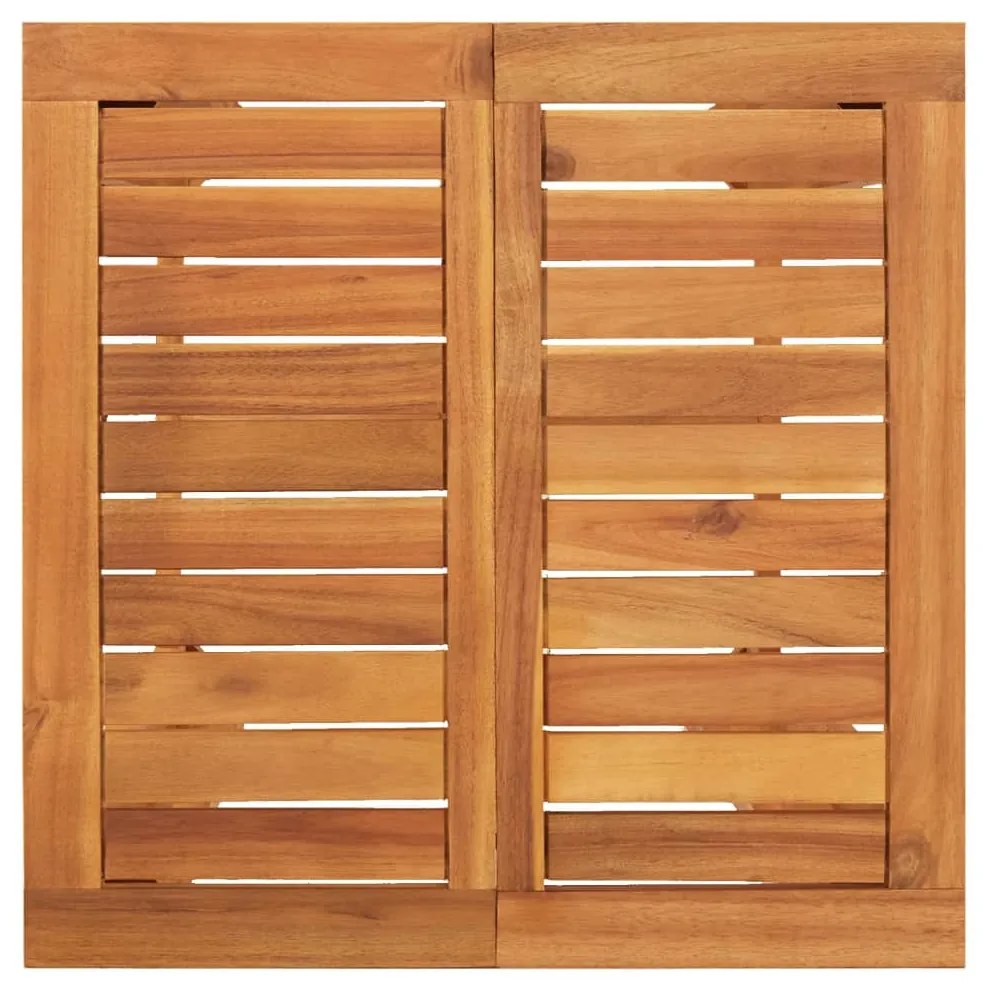 3 pcs conjunto de bar p/ jardim acácia maciça/vime PE cinzento