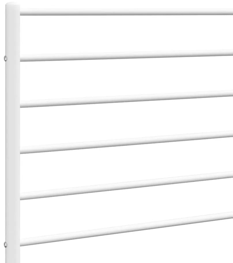 Cabeceira de cama 180 cm metal branco