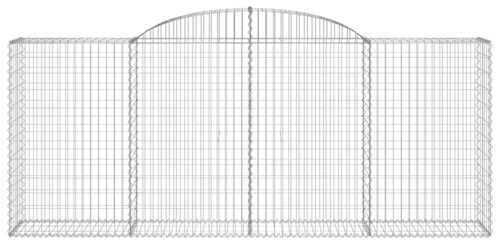 Cestos gabião arqueados 9pcs 300x50x120/140cm ferro galvanizado