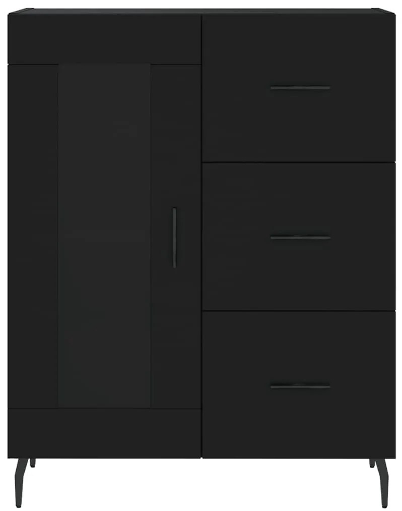 Aparador 69,5x34x90 cm derivados de madeira preto