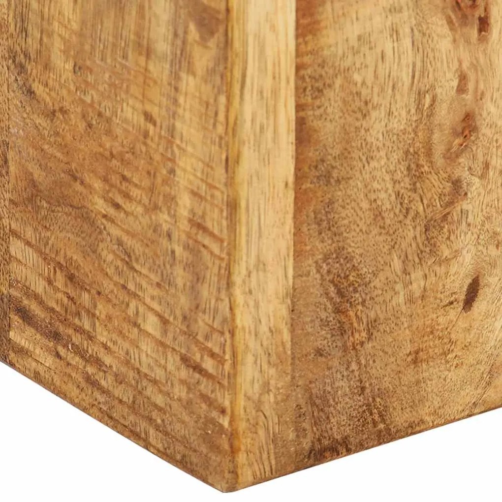 Suportes para plantas 2 pcs madeira de mangueira maciça