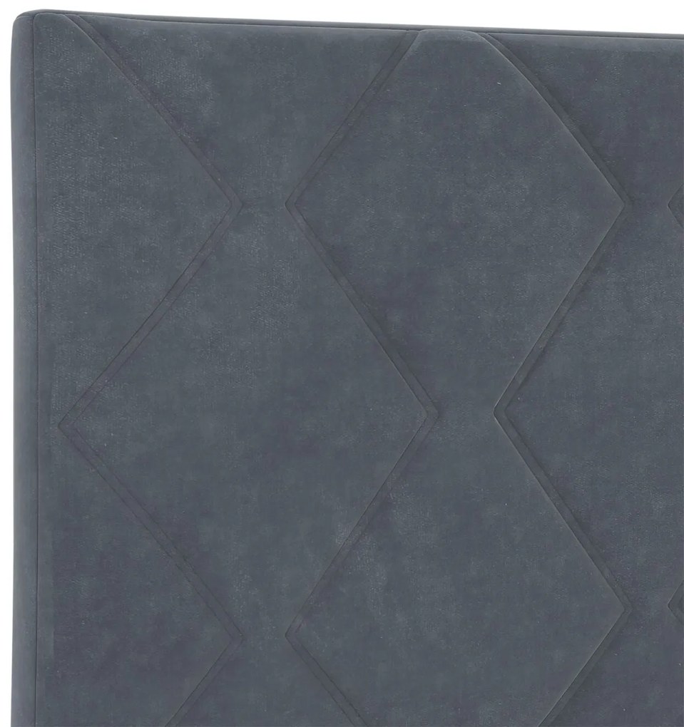 Cama vidaXL Cinza Escuro 120x190 cm Veludo