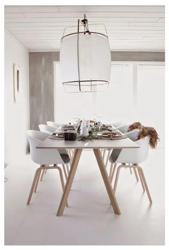 Conjunto 4 Cadeiras de Cozinha e Sala de Jantar  DANTE NEW (SU), metal, polipropileno branco