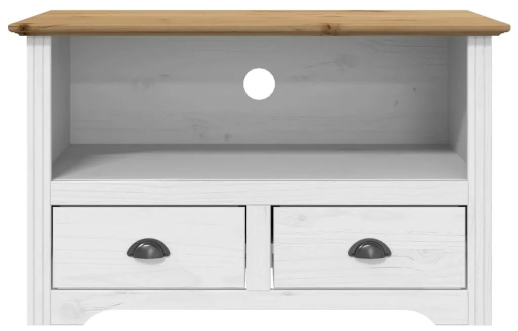 Armário TV c/ 2 gavetas BODO 91,5x44,5x56 cm pinho castanho