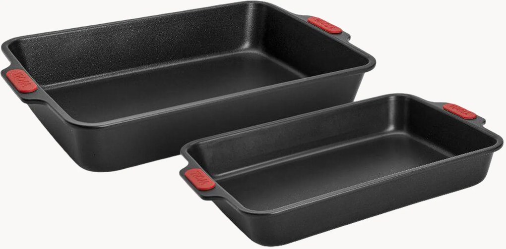 Formas retangulares antiaderentes para forno Let's Bake, conjunto de 2