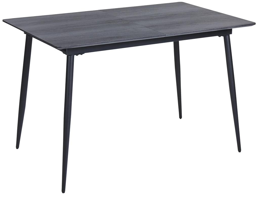 Mesa de jantar extensível cinzenta 120/160 x 80 cm GELANDA Beliani
