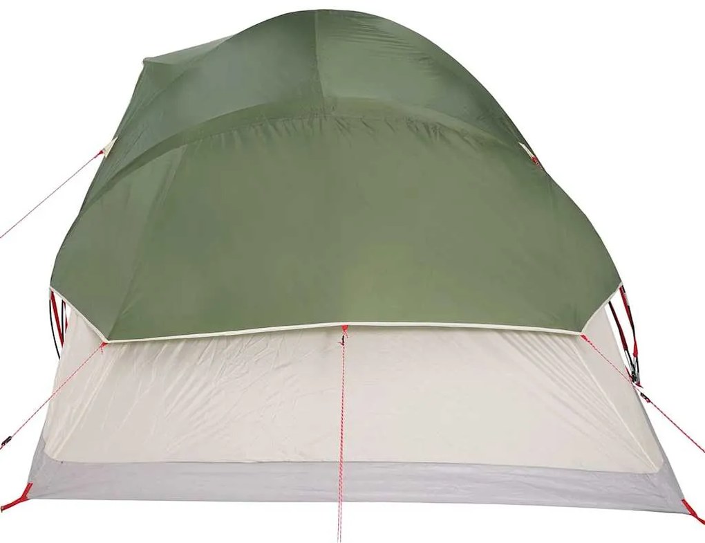Tenda familiar em cúpula para 9 pessoas impermeável verde