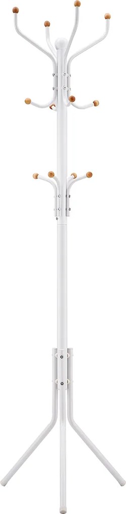 Cabide bengaleiro metal 182 x 44 cm (A x Ø) branco