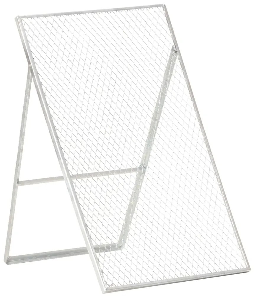 vidaXL Peneira de jardim aço galvanizado