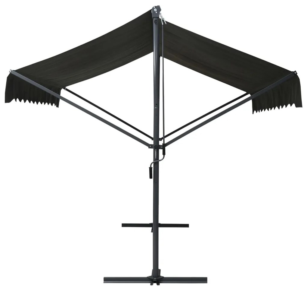 Toldo de pé 500x300 cm antracite