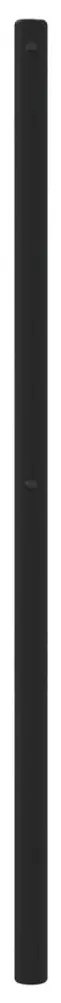 Cabeceira de cama 200 cm metal preto