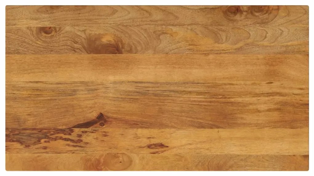 vidaXL Tampo de mesa retangular 110x70x2,5 cm mangueira maciça