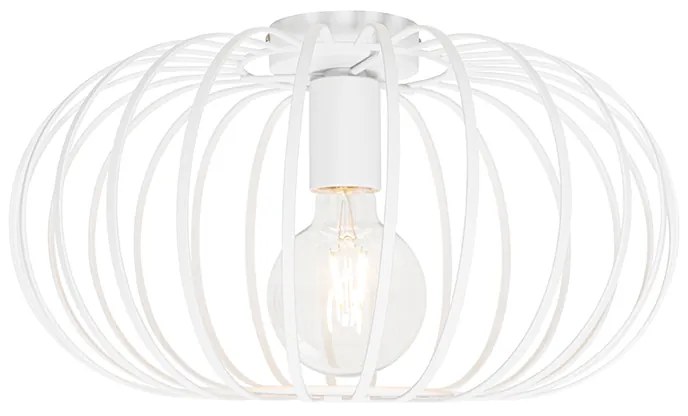 Candeeiro de teto design branco 39 cm - Johanna