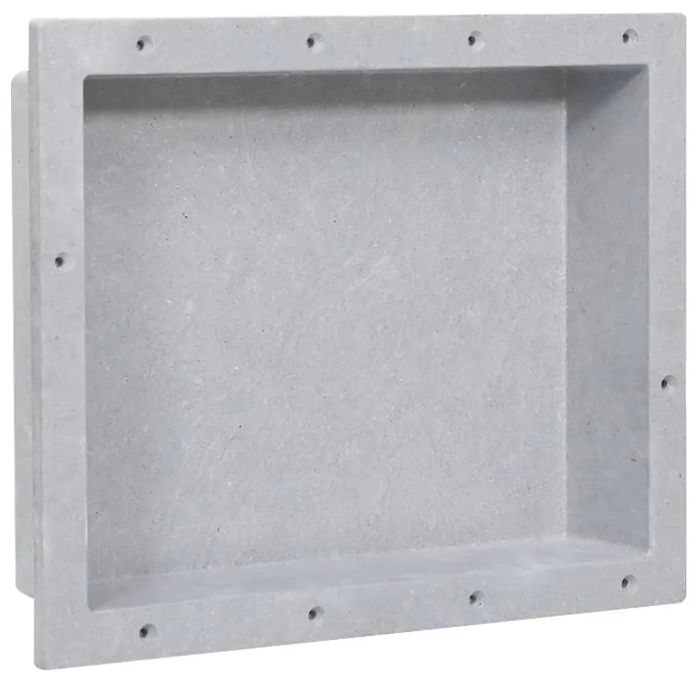 vidaXL Habitáculo de chuveiro 41x51x10 cm cinzento mate