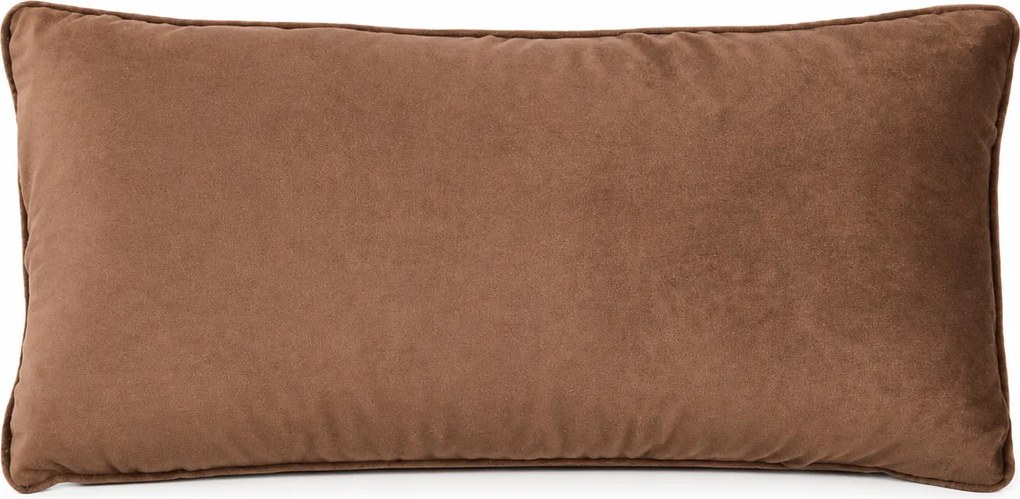 Almofada de Veludo Tabaco 30 x 60 cm