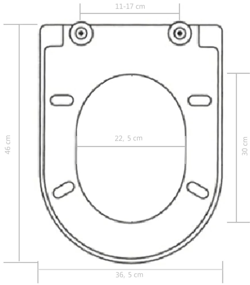 Tampo de sanita fecho suave com design remoção rápida branco