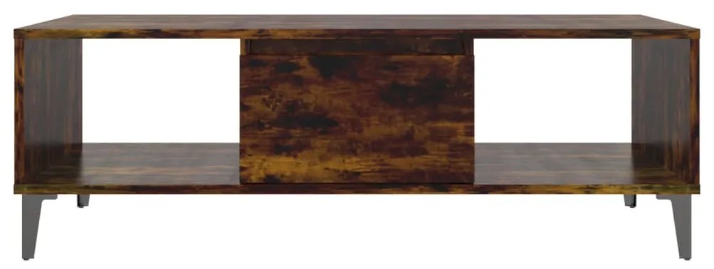 Mesa de centro derivados de madeira carvalho fumado