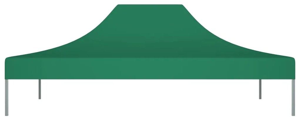 Teto para tenda de festas 4x3 m 270 g/m² verde