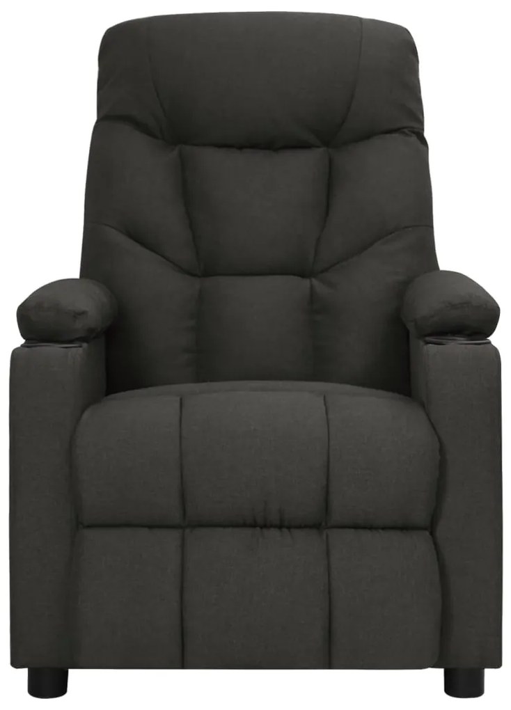 Poltrona de massagens elétrica tecido preto