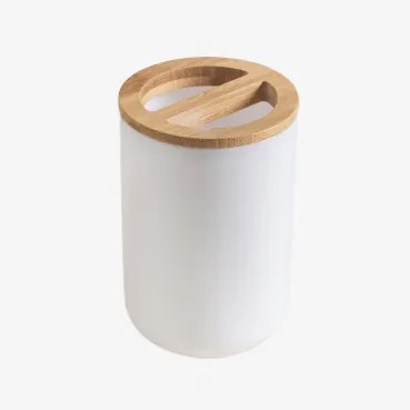 Porta-pincel De Odisseu Branco - Sklum