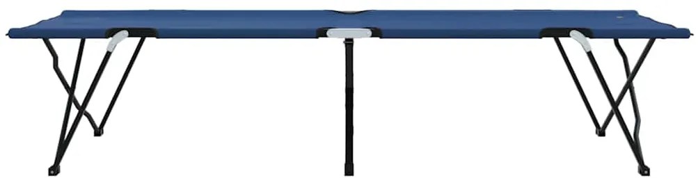 Cama Dobrável com Bolsa Azul em Tecido Oxford 600D