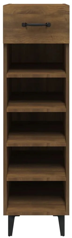 Sapateira 30x35x105 cm derivados de madeira carvalho castanho