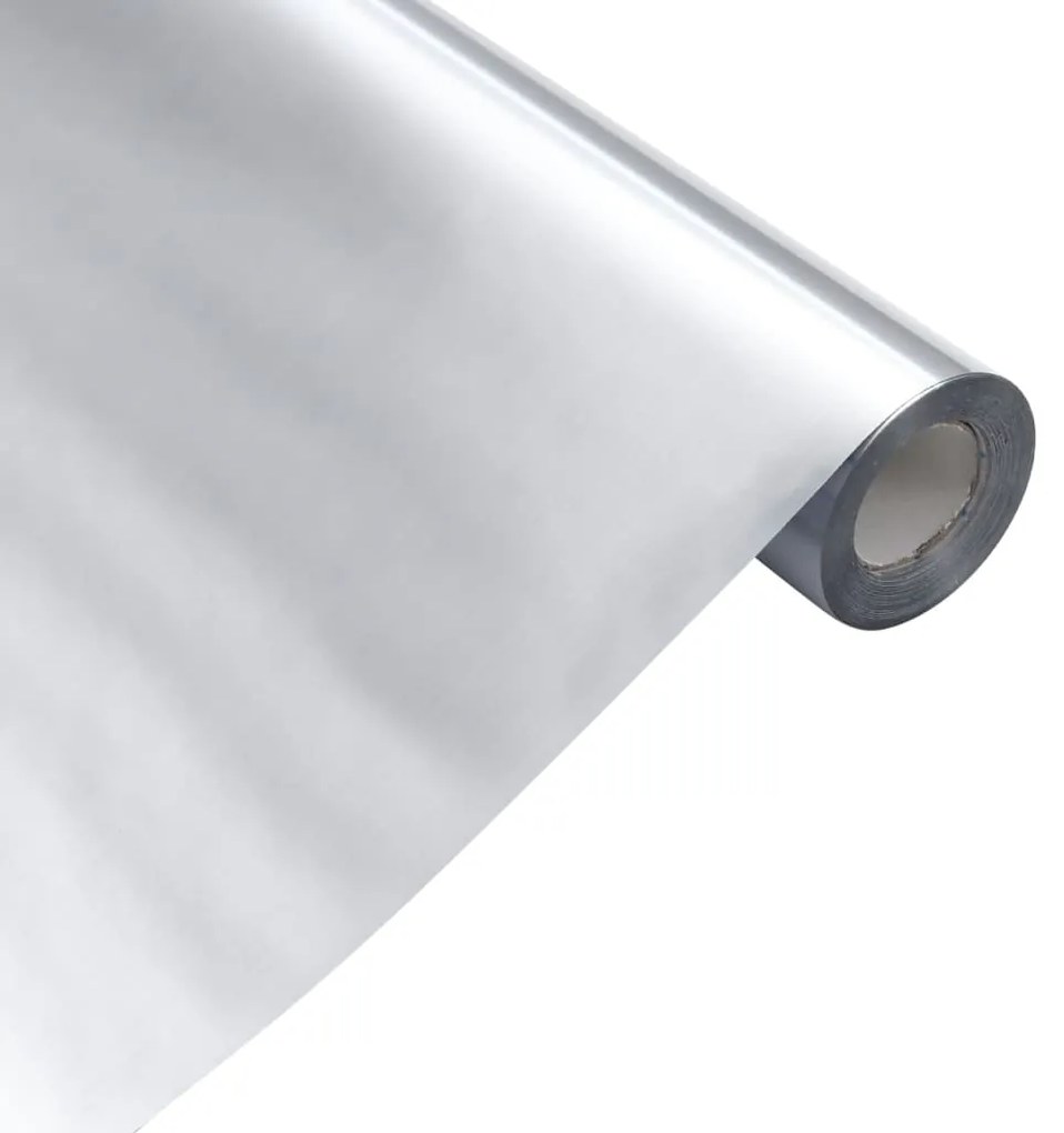 Autocolante para móveis prateado 90x500 cm PET