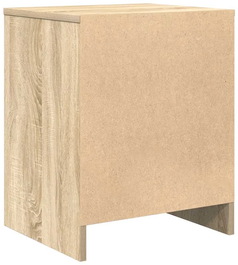 Mesa de cabeceira com gaveta 40x34x50 cm carvalho sonoma