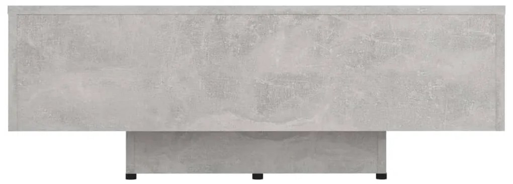 Mesa de centro 85x55x31 cm contraplacado cinzento cimento