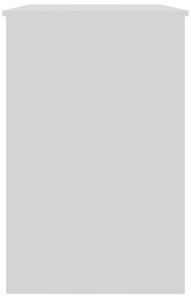Secretária 100x50x76 cm derivados de madeira branco brilhante