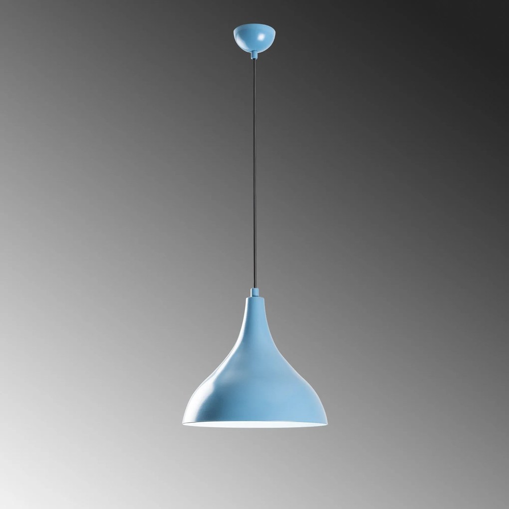Chandelier Bitlis – Azul Claro – Ø22 h:26 cm