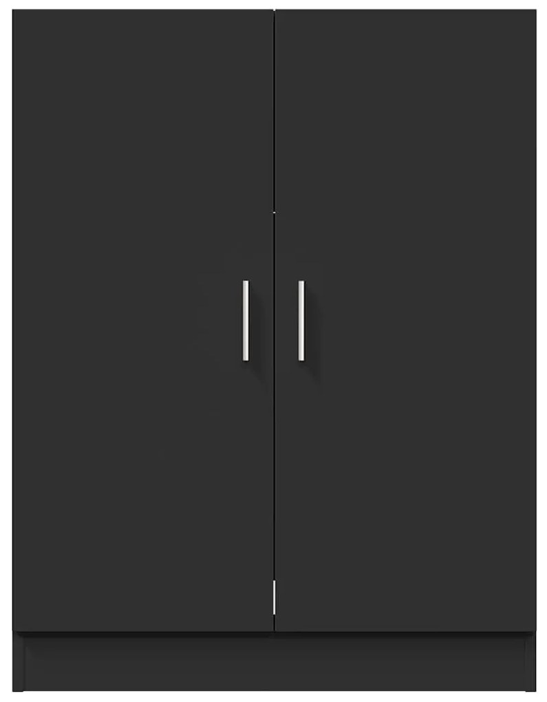 Armário para máquina de lavar roupa 71x71,5x91,5 cm preto