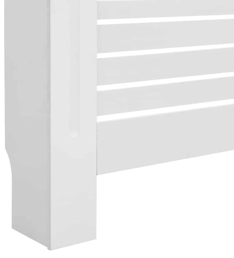 Cobertura de radiador 172x19x81,5 cm MDF branco