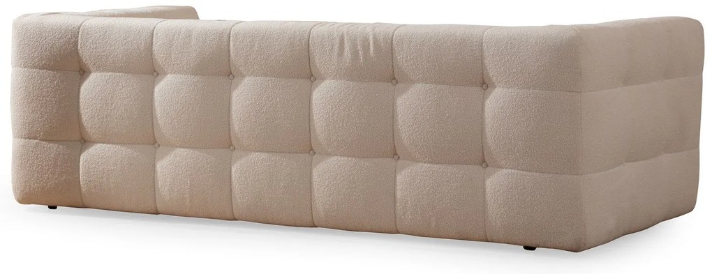 Sofá de 3 Lugares Cady – Bege – 235x100x72 cm