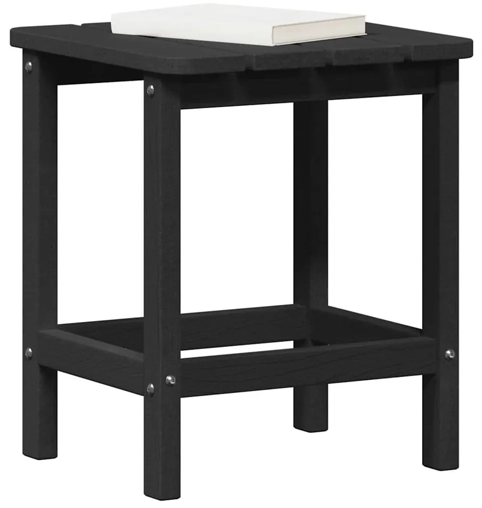 Mesa Lateral Adirondack Preto 38x38x45 cm HDPE