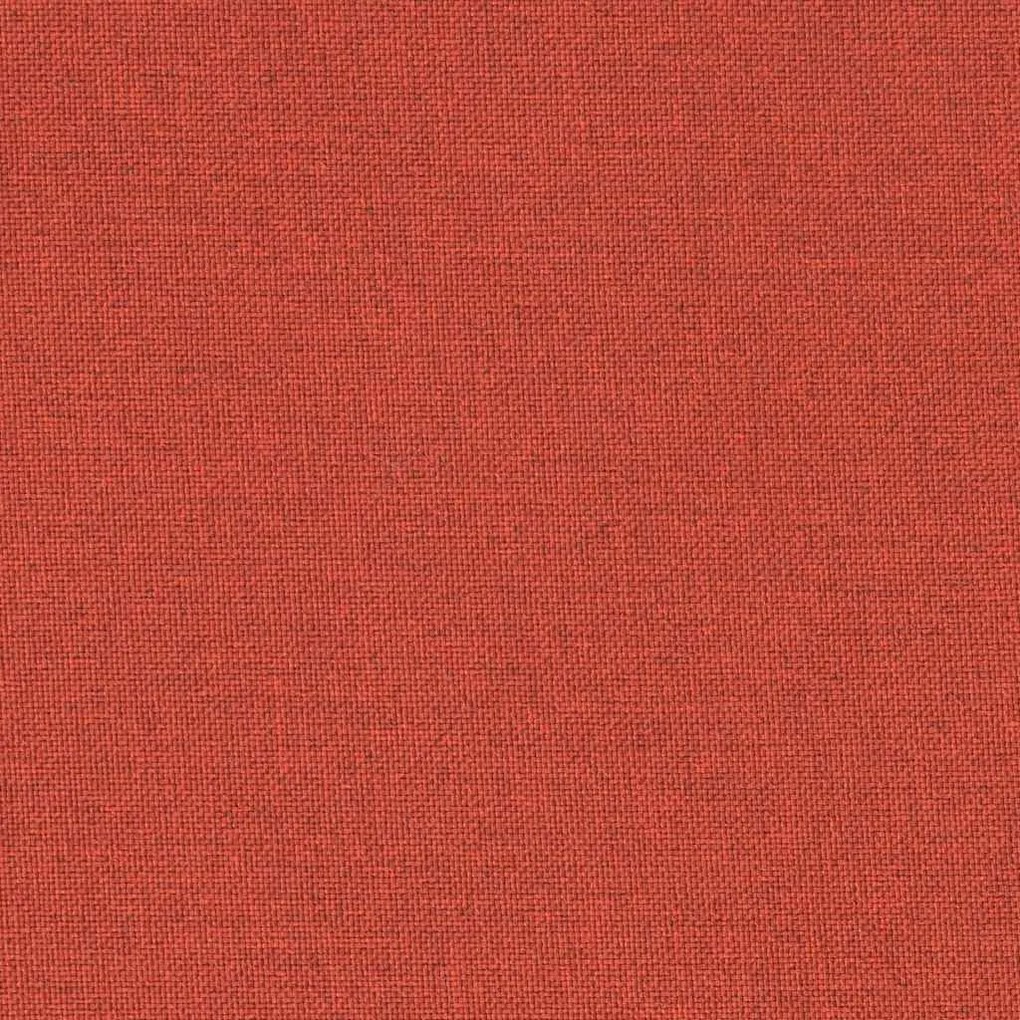 Almofadões de paletes 3 pcs mesclado tecido vermelho